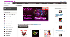 Desktop Screenshot of glowsticks.ie