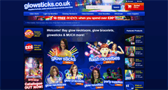 Desktop Screenshot of glowsticks.co.uk